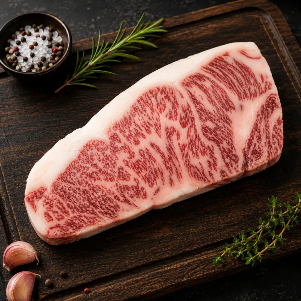 [BJ003109] Kagoshima Wagyu A5 Striploin Steak (301 - 320g)