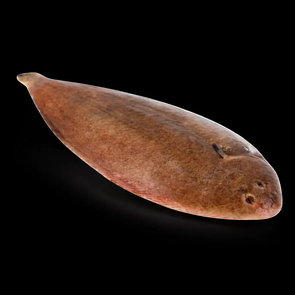 Dover Sole - Skin On,Head On, Gutted IQF 400-600g (1pc/pack)