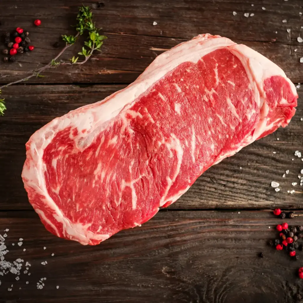 Diamantina Australian Wagyu Striploin MB4-5 Steak เนื้อออสเตรเลียน วากิว สตริบลอยน์ MB4-5 หั่นสเต็ค