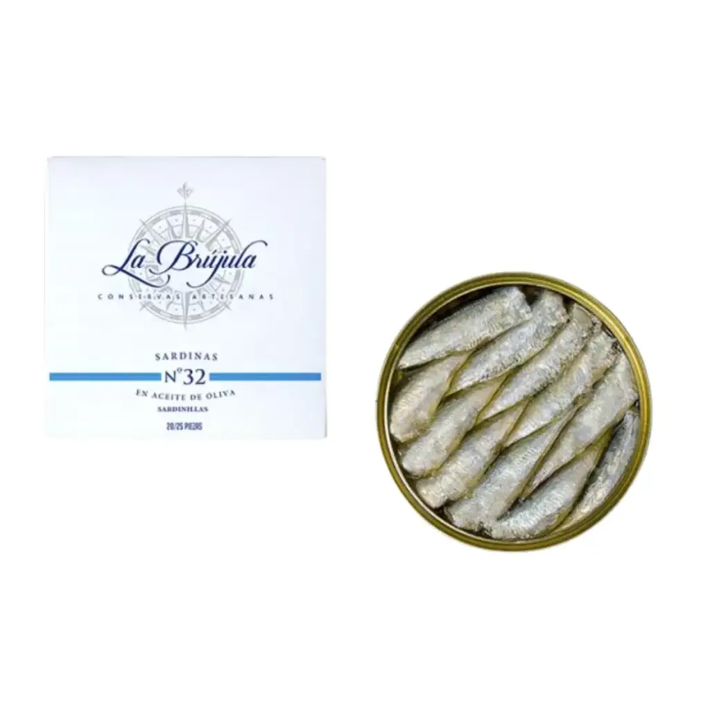 La Brujula Little Sardine in Olive Oil (130g/tin)
