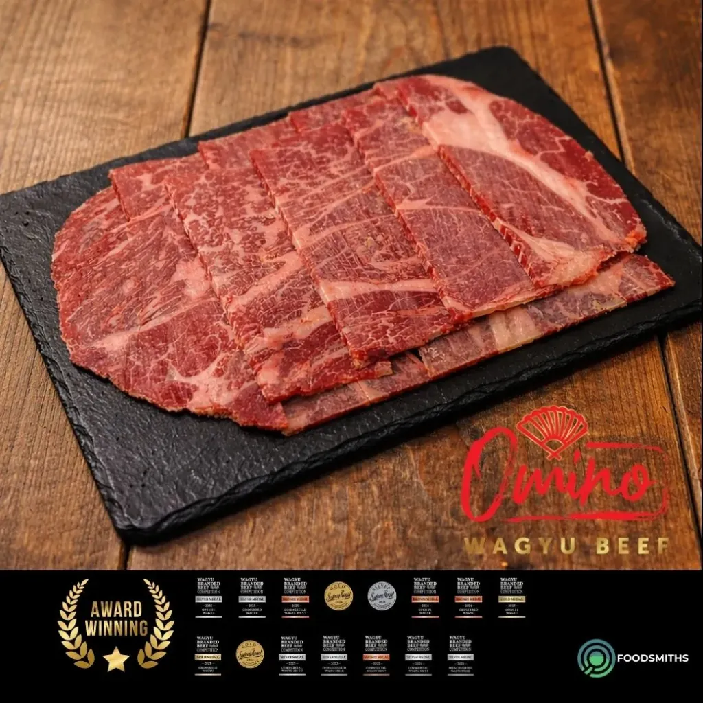 [CYBA033] Omino Australian Wagyu Chuck Eye Roll MB6-7 Yakiniku 250g/pack