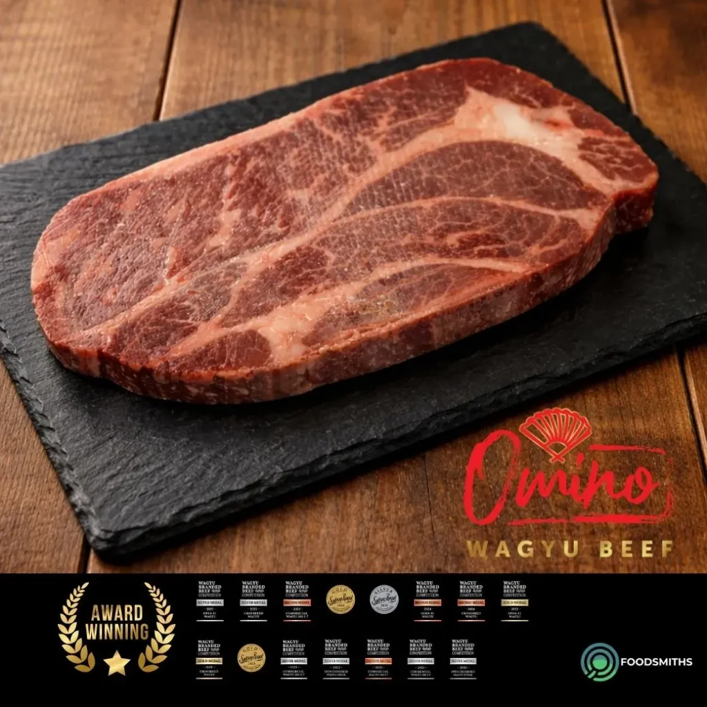 [CBA033112] Omino Australian Wagyu Chuck Eye Roll MB6-7 Steak (341 - 360g)