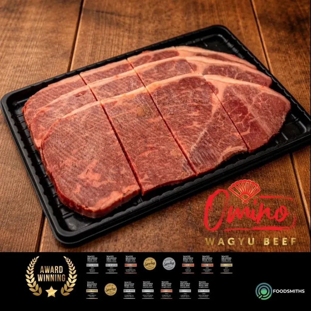 Omino Australian Wagyu Outside Flat MB6-7 Yakiniku 250g/pack