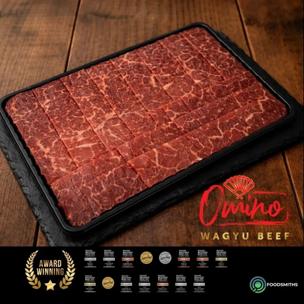 Omino Australian Wagyu Topside MB6-7 Yakiniku 250g/pack