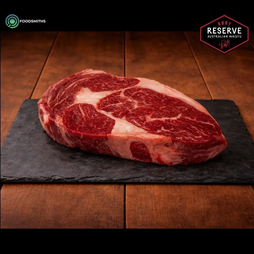 [BA059107] Ruby Reserve Australian Wagyu Cube Roll MB4-5 Steak (241 - 260g)