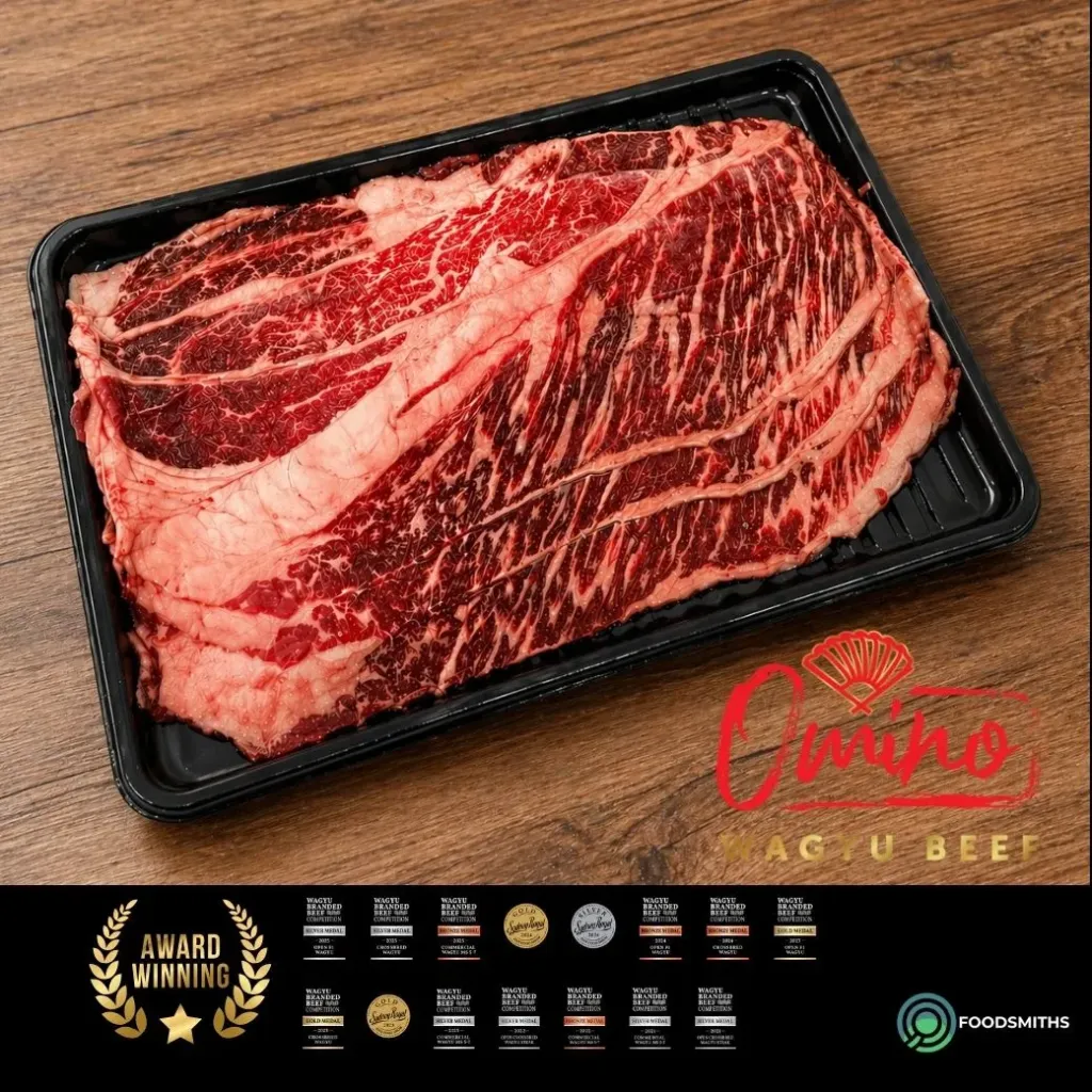 [CSBA033] Omino Australian Wagyu Chuck Eye Roll MB6-7 Slice 150g/pack