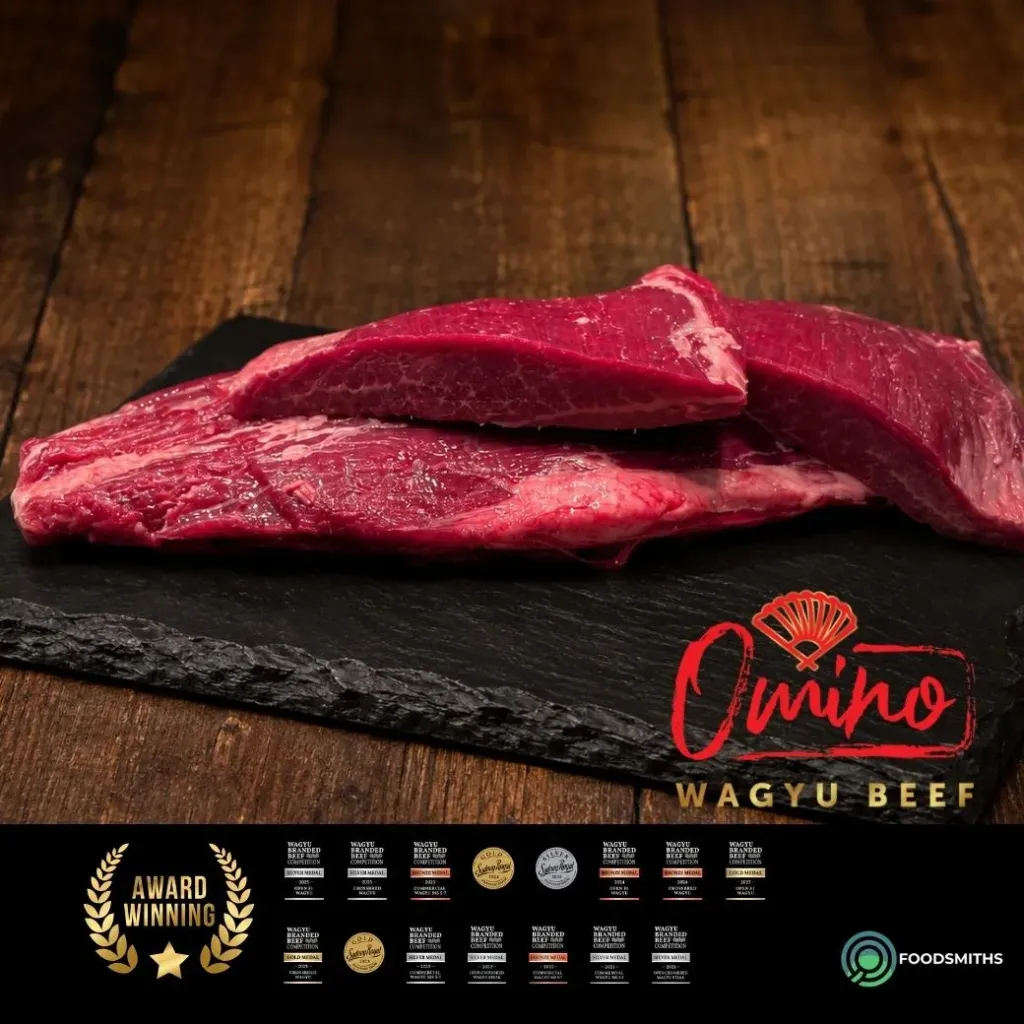 [CBA072] Omino Australian Wagyu Flank Steak MB6-7 Portion Cut