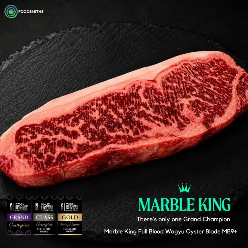 [CBA078109] Marble King Full Blood Wagyu Striploin MB9+ Steak (281 - 300g)