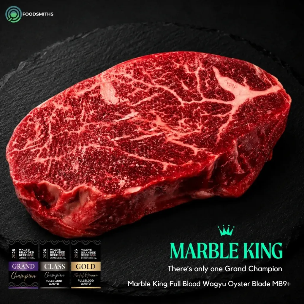 [CBA079101] Marble King Full Blood Wagyu Tenderloin MB9+ Steak (121 - 140g)