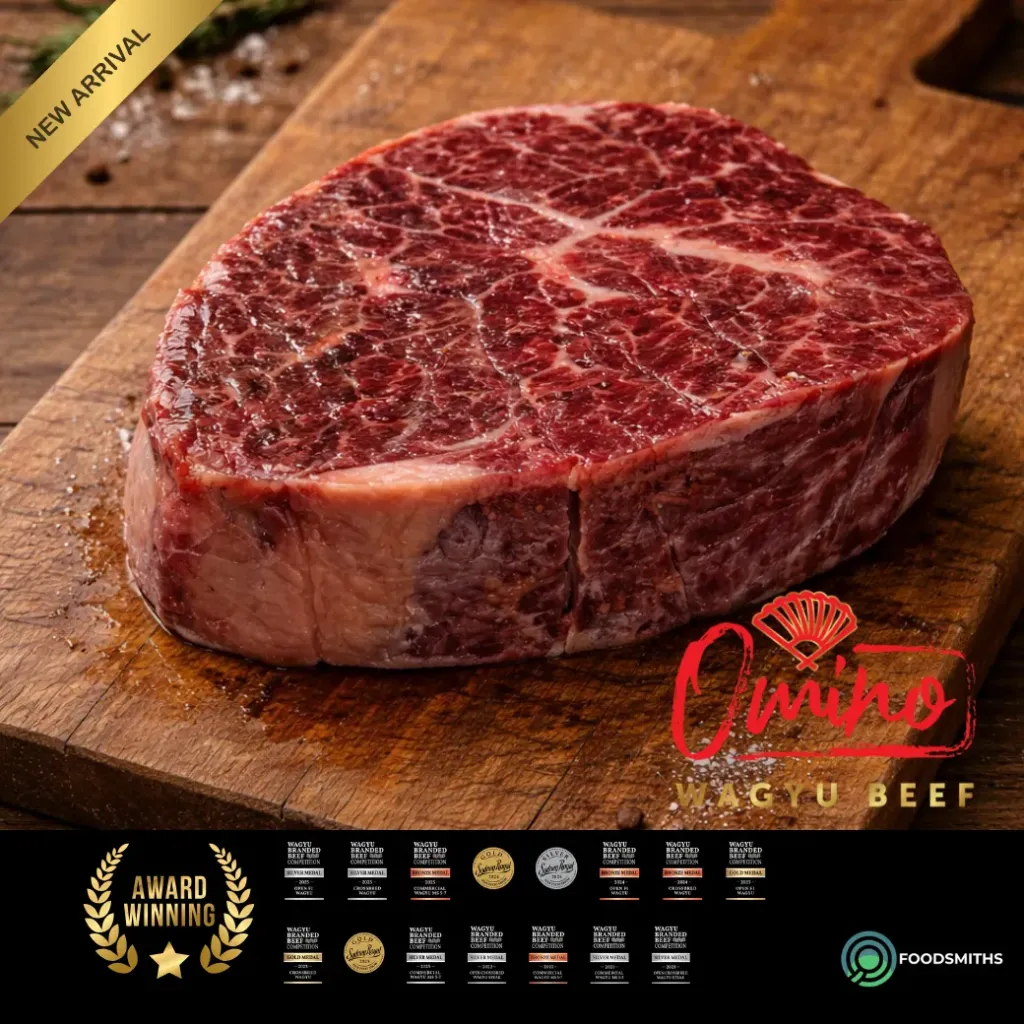 [CBA040100] Omino Australian Wagyu Tenderloin MB6-7 Steak (121 - 140g)
