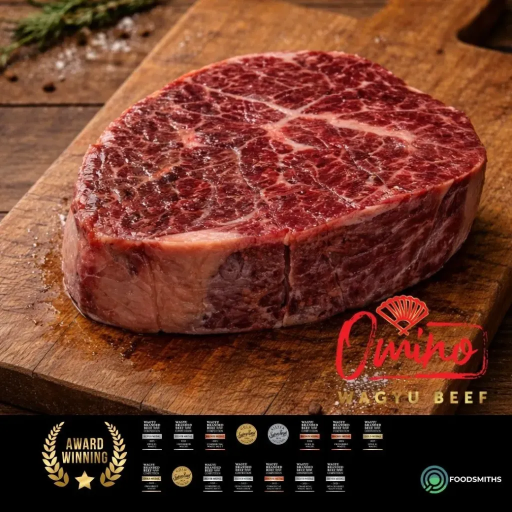 [CBA040101] Omino Australian Wagyu Tenderloin MB6-7 Steak (141 - 160g)