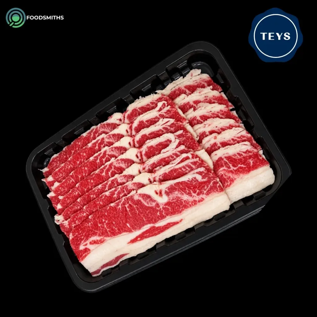 Teys Australian Grass Fed Navel End Brisket Slice 150g/pack