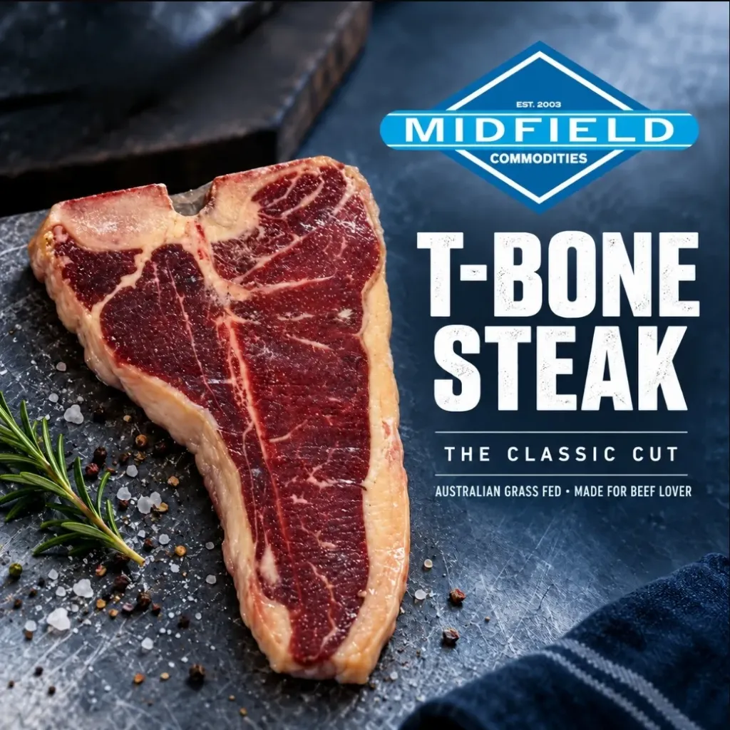 [CSTBA104] Frozen Australian Grass Fed T-Bone Steak