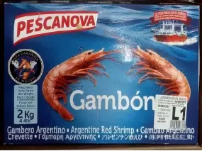 Frozen Argentina Red Shrimp กุ้งแดงอาร์เจนติน่า แช่แข็ง