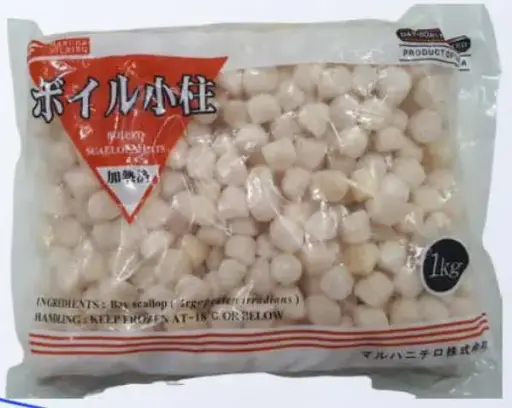 [SF009] Frozen Baby Scallop Meat หอยอาติยะงัย ไซส์มินิ แช่แข็ง (300-400pcs/pack)