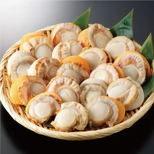 [SF013] Frozen Steamed Hokkaido Scallop